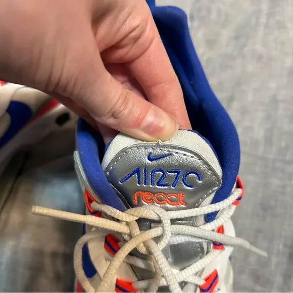 Nike Women's Air Max 270 React Knicks Sneakers Size 11 Basketball - Picture 9 of 11